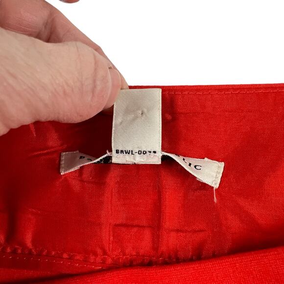 Banana Republic Womans 8P W32 Skirt Orange Mini Petite careerwear Bright Bold - Picture 10 of 13